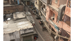 Výhled ze střechy hotelu Cozy Inn