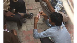 Výhled ze střechy hotelu Cozy Inn - karbaníci