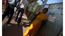 Varanasí - poprvé si užívám výstup z vlaku