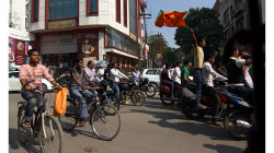 Varanasí - v den odjezdu se konal další svátek