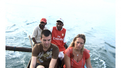 Goa - výlet člunem za delfíny