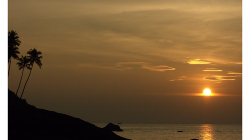 Goa - další kýčovitý západ slunce