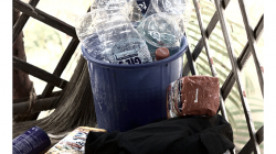 Goa - Palolem Beach - náš odpad