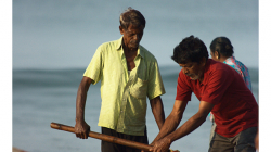 Goa - Palolem Beach - ranní výlov