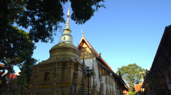 Jeden z chrámů v Chiang Rai