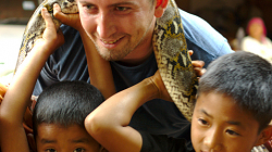 Zapózovat si s hadem, kdo by odolal