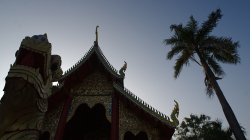 Jeden z chrámů v Chiang Mai