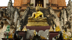 Jeden z chrámů v Chiang Mai