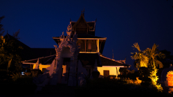 Jeden z chrámů v Chiang Mai