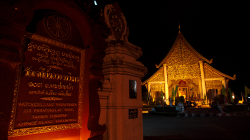 Jeden z chrámů v Chiang Mai