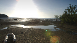 Railay Beach za odlivu
