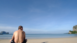 Boycek na Railay Beach