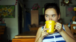 Ája a pravdapodobně zázvorový čaj