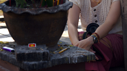 Chrámovačka v Chiang Mai