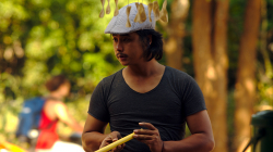 V jedné něco jako restauraci