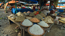 Trh v Parapatu / Parapat market