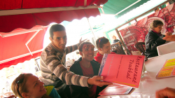 Snídaně v Restaurant Toubkal / Breakfast at Restaurant Toubkal