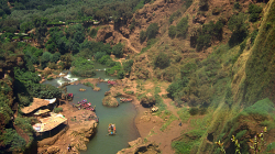 Vodopád Ouzoud / Ouzoud waterfalls