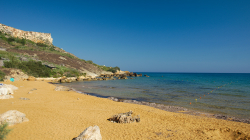 San Blas Bay, v půl osmý ráno ještě bez lidí