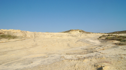 Kdesi na severozápadě ostrova Gozo - říkají tomu Měsíční krajina