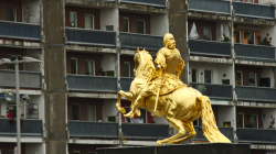 Goldener Reiter a socík